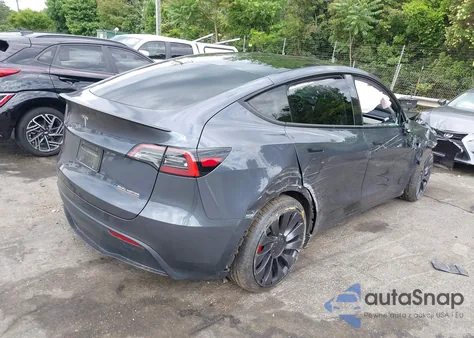 2023 Tesla Model Y Performance Dual Motor All-Wheel Drive from USA, damaged, VIN 7SAYGDEF2PF845353